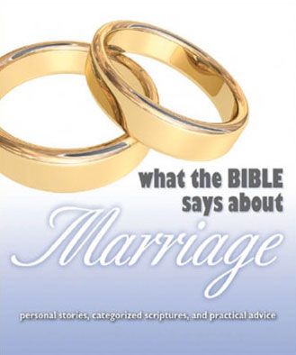 What the Bible says about Marriage