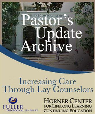 Pastor's Update: 7004 - Increasing Care through Lay Counselors