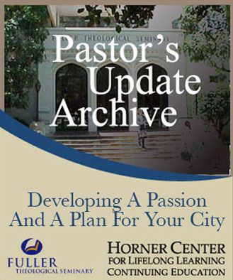 Pastor's Update: 4334 - Developing a Passion and a Plan for Your