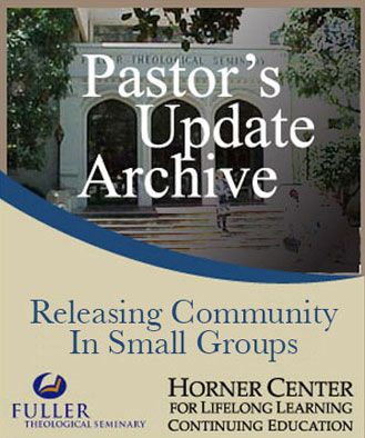 Pastor's Update: 7019 - Releasing Community in Small Groups