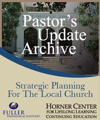 Pastor's Update: 4024 - Strategic Planning for the Local Church