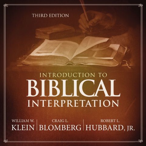 Introduction to Biblical Interpretation: Audio Lectures