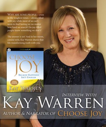 Interview: Kay Warren on Choose Joy