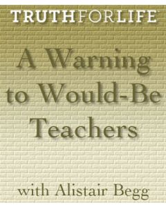 A Warning to Would-Be Teachers